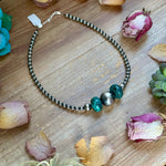 16.5” Turquoise Necklace – Sterling Silver PearlsThe Bijoux FAB JewelryNecklaces