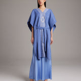 Estrella Kaftan in Textured Cotton