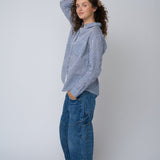 Good Boyfriend Shirt - Menswear Stripe True Navy