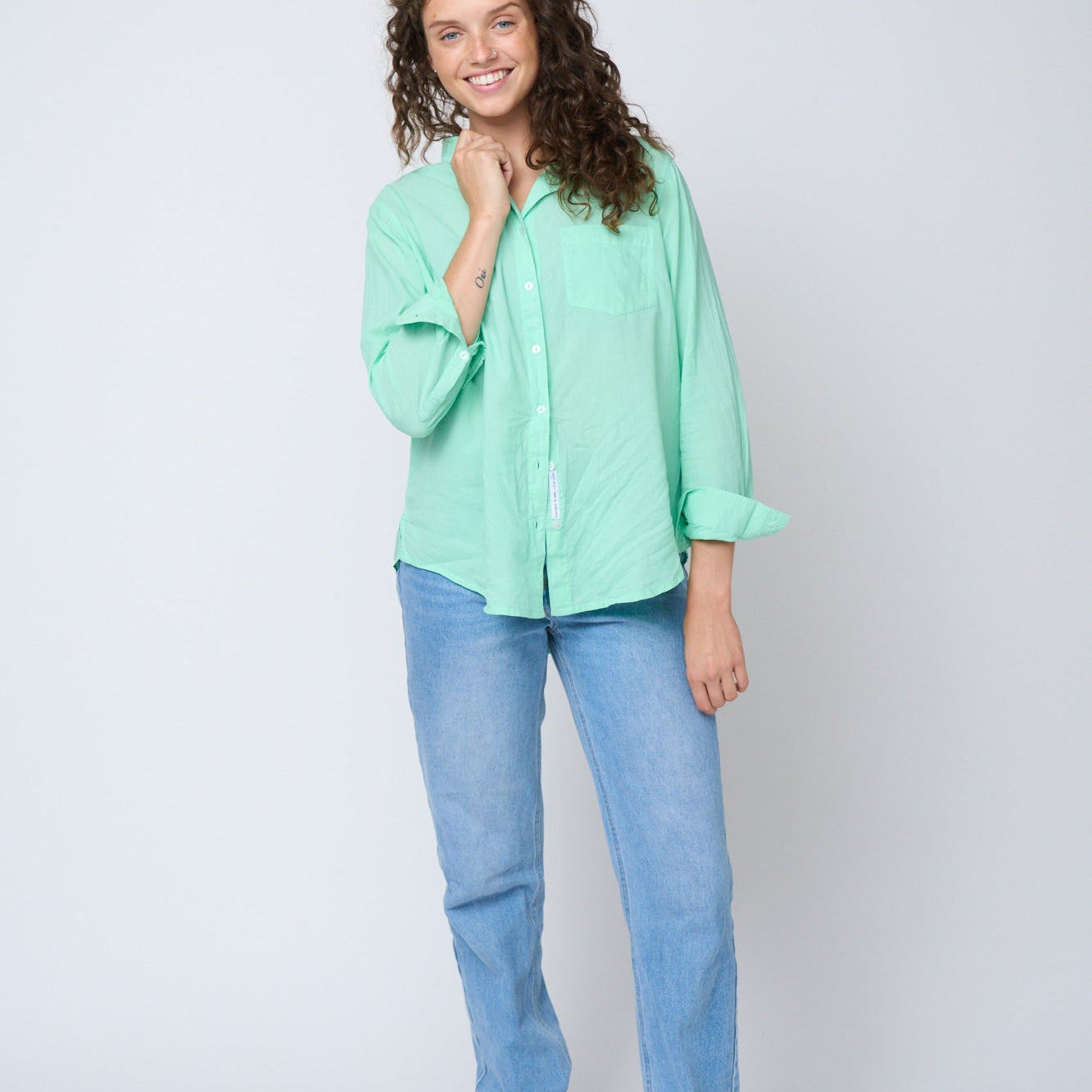 Good Boyfriend Shirt - Seaglass