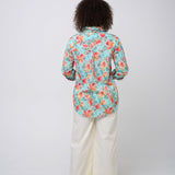 Good Boyfriend Shirt - Watercolor Floral Glacier Blue
