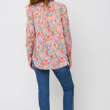 Good Boyfriend Shirt - Watercolor Floral Tickled Pink