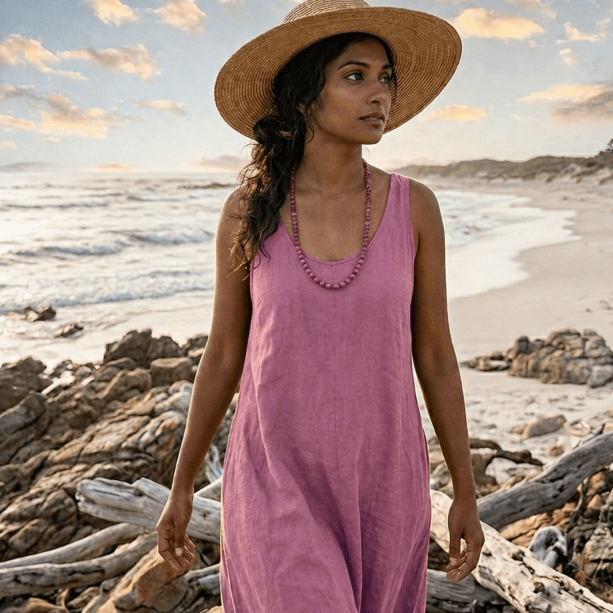 28” Ruby Hand Knotted by Joseph BrooksJoseph BrooksNECKLACES