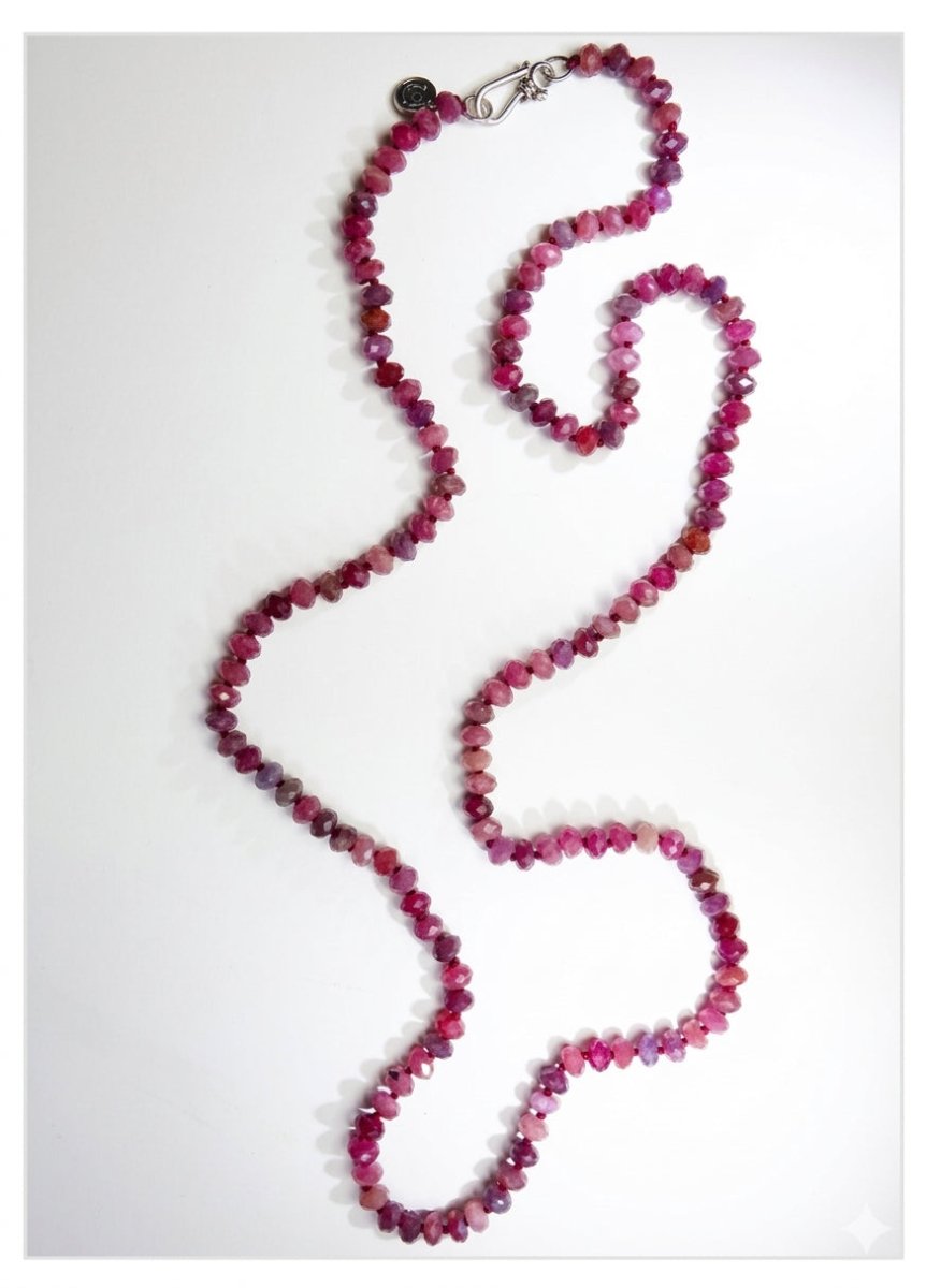 28” Ruby Hand Knotted by Joseph BrooksJoseph BrooksNECKLACES