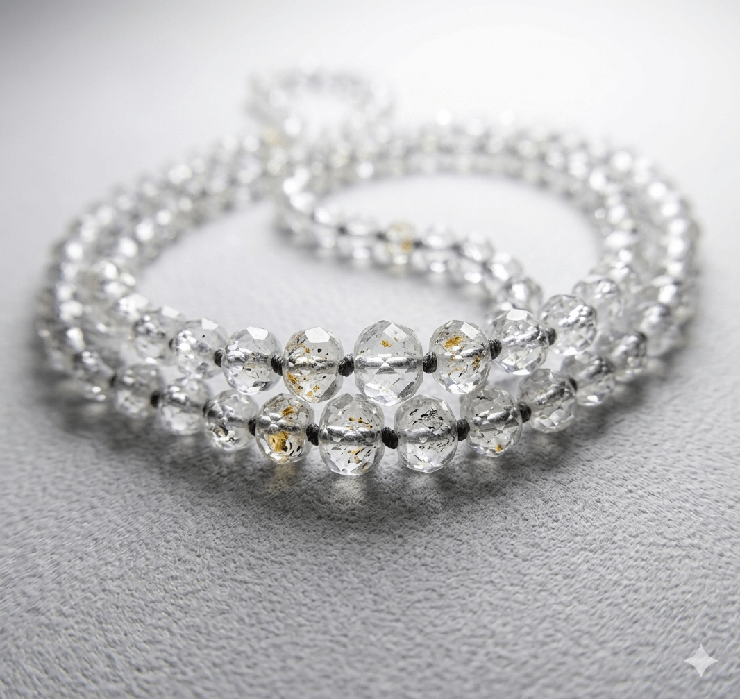 28” White Topaz Hand Knotted by Joseph BrooksJoseph BrooksNECKLACES