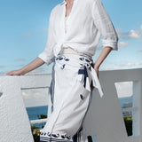 Sarong Skirt Whale Print