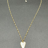 Mother of pearl heart necklace
