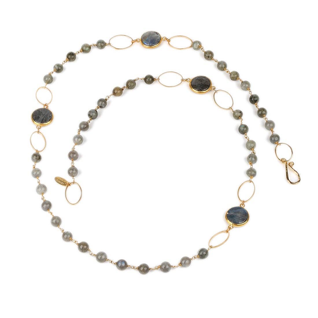 40” Long Labradorite NecklaceChakarr JewelryNECKLACES