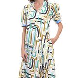 Montauk Dress Abstract Print