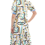 Montauk Dress Abstract Print