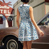 Santorini Collared Dress