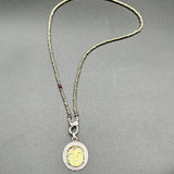 Labradorite Smiling Buddha Necklace