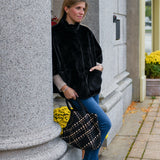 Audrey Faux Fur Poncho