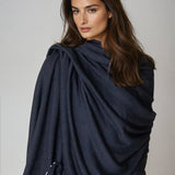 Buki Travel Wrap - Charcoal Grey