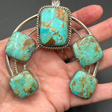 Artist Ricky Little - Squash Blossom Pendant - Removable