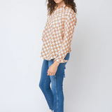 Good Boyfriend Shirt - Checkerboard Mocha