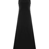 Nora Halter Maxi Dress - Black