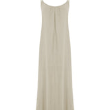 Aura Low Back Maxi Dress - Oatmeal