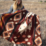 Andean Alpaca Wool Blanket - Western