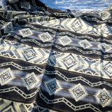 Andean Alpaca Wool Blanket - Slate