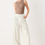 SUTTON STRIPE WOVEN PANTS