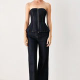 SAINT TROPEZ DENIM PANTS