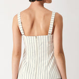 SUTTON STRIPE WOVEN TOP