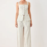 SUTTON STRIPE WOVEN TOP