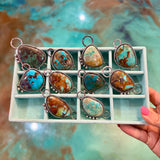One-of-a-Kind Turquoise Twilly Scarf Slides – Pick Your Favorite