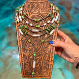 Jaci Set - Sonoran Gold Turquoise and Fresh Water Pearls