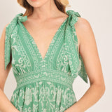 VERONA GARDEN WOVEN MAXI DRESS