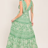 VERONA GARDEN WOVEN MAXI DRESS