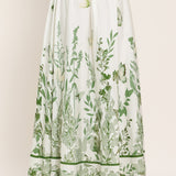 GREENHOUSE ROMANCE WOVEN MAXI SKIRT