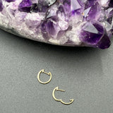 Diamond Huggies 14k Gold