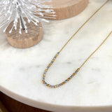 10K Two Tone Necklace