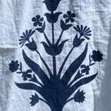 Relaxed Boyfriend Shirt - Cameo Floral True Navy