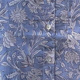 Good Boyfriend Shirt Floral Escape Cornflower Blue Pinecone