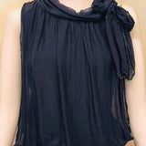 Silk Neck Tie Top