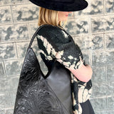 The Nancy Ann | Hand-Tooled Leather Shoulder Bag
