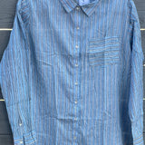 Good Boyfriend Shirt - Tuscan Stripe Cornflower Blue