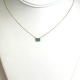Natural Turquoise Cluster Necklace