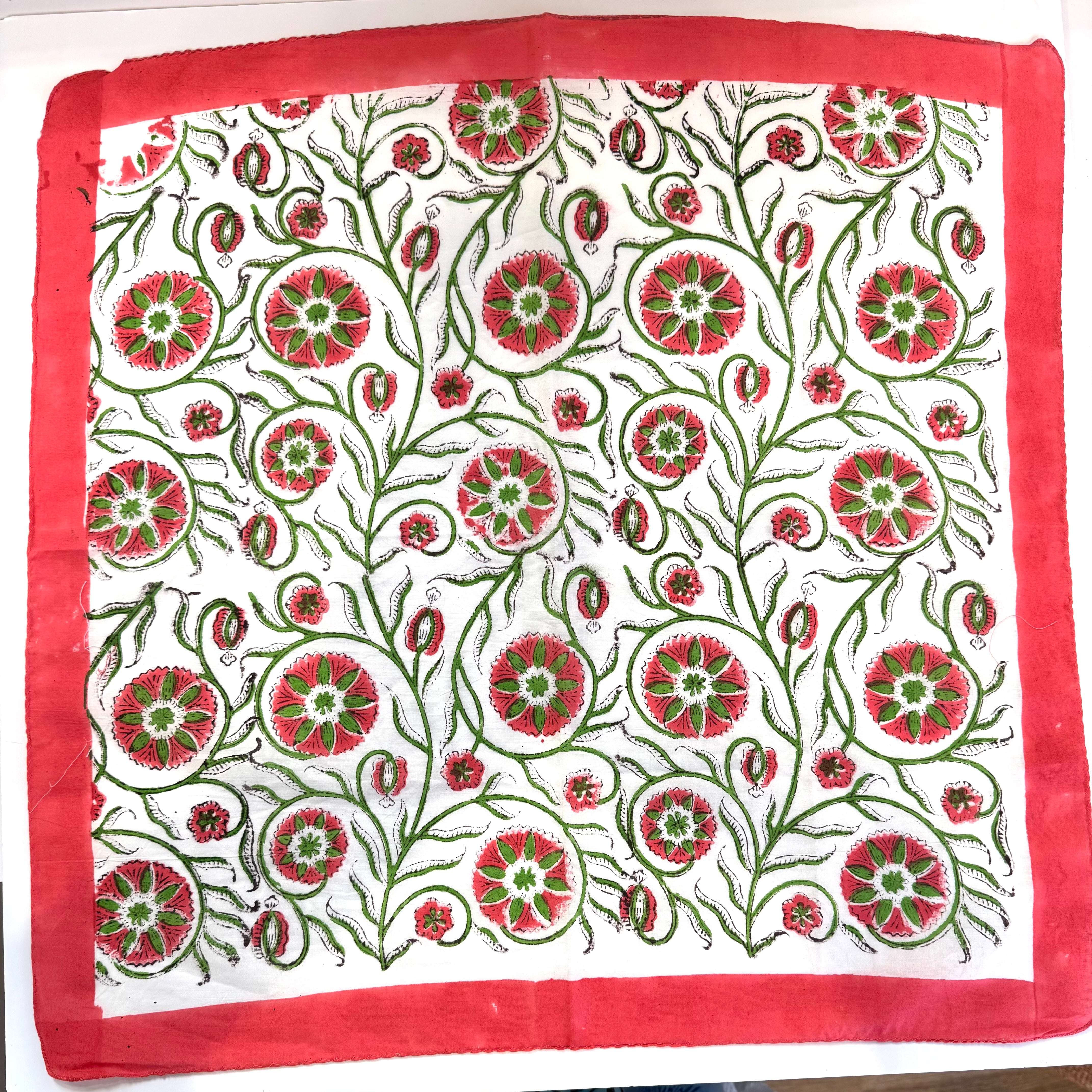 Block Print Bandanas-Rainbow Collection