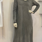 Redeux Magnolia Pearl Gray Long Sleeve T-Shirt Dress
