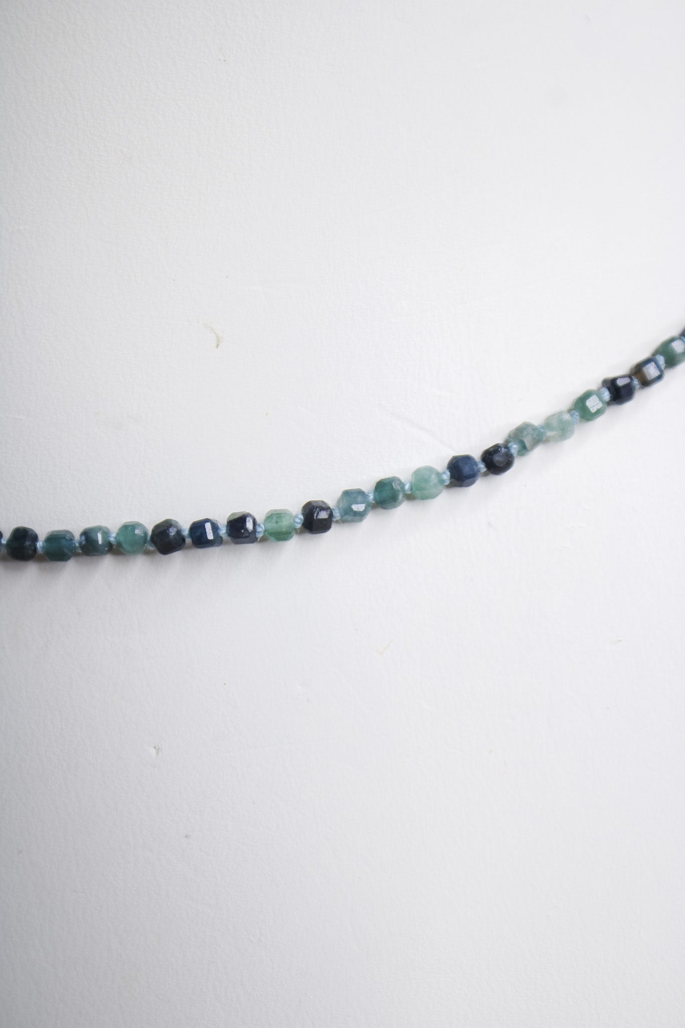 Hand-Knotted Blue Tourmaline Necklace