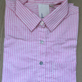 Good Boyfriend Shirt - Menswear Stripe Tickled Pink