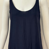 Spaghetti Strap Silk Top: One Size