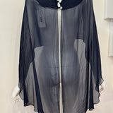 Luxe Italian Silk Topper-Poncho