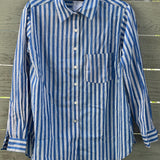 Good Boyfriend Shirt - Tuscan Stripe Blue