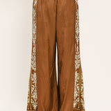 VINTAGE MANOR PALAZZO WOVEN PANTS