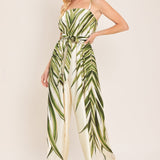 RESORT CANVAS WOVEN JUMPSUIT